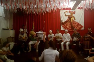 Capoeira de angola no terreiro
